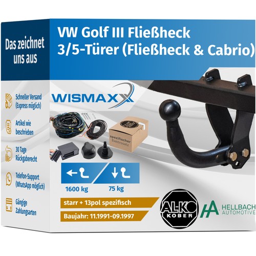 Anhängerkupplung für golf - anhÄngerkupplung,